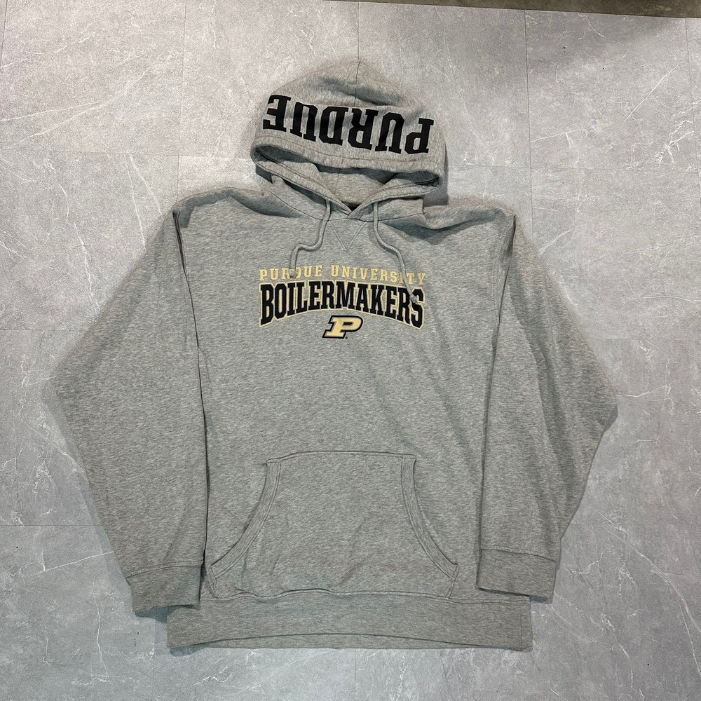 Proedge Purdue University Boilermakers Hoodie Gray Mens XL Sweatshirt 3960